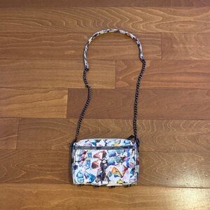 Rebecca Minkoff Multicolor Abstract Crossbody Bag Mini MAC Watercolor Cross Body